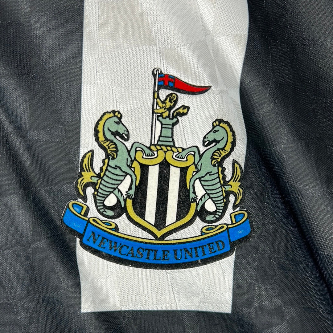 Newcastle United 1990/1991 Score Draw Home Shirt - Extra Large - Excellent