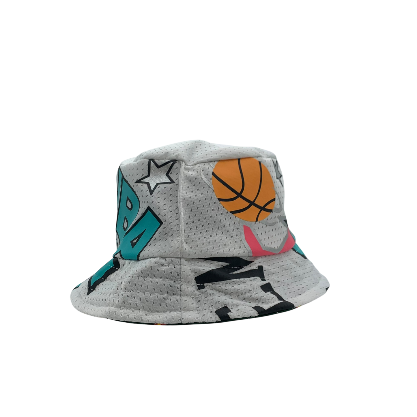 Seattle Sonics Upcycled All Star NBA Jersey Bucket Hat