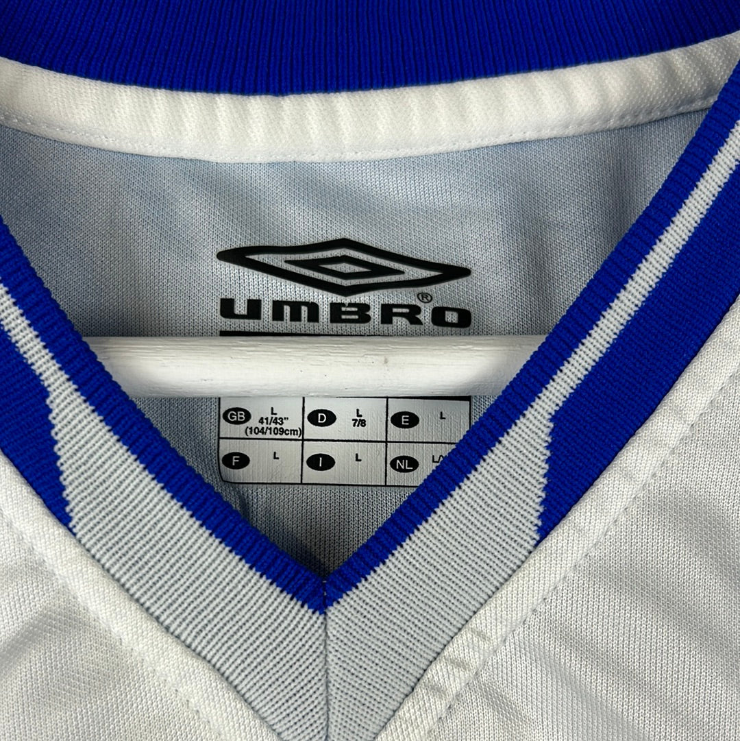 Espanyol 2005-2006 Player Issue Home Shirt - Large - Tamudo 23