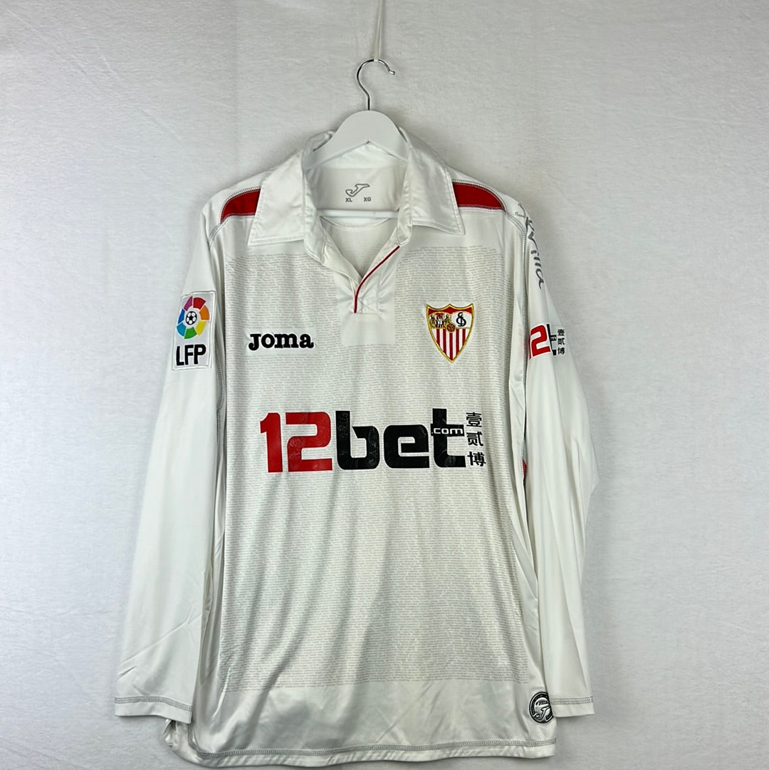 Sevilla 2009/2010 Player Issue Home Shirt - Duscher 5