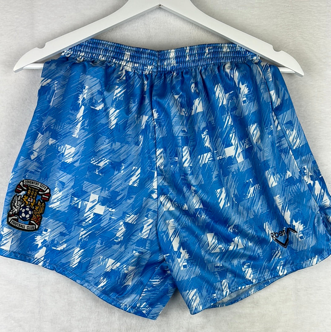 Coventry City 1992-1993-1994 Home Shorts - Medium - Very Good