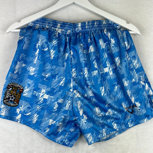 Coventry City 1992-1993-1994 Home Shorts - Medium - Very Good