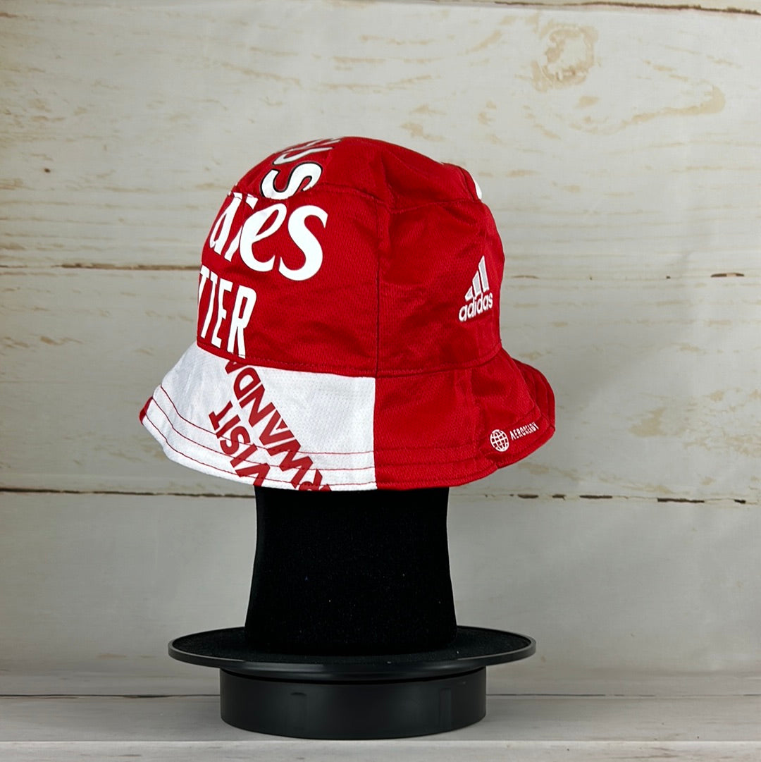 Arsenal 2022/2023 Upcycled Home Shirt Bucket Hat