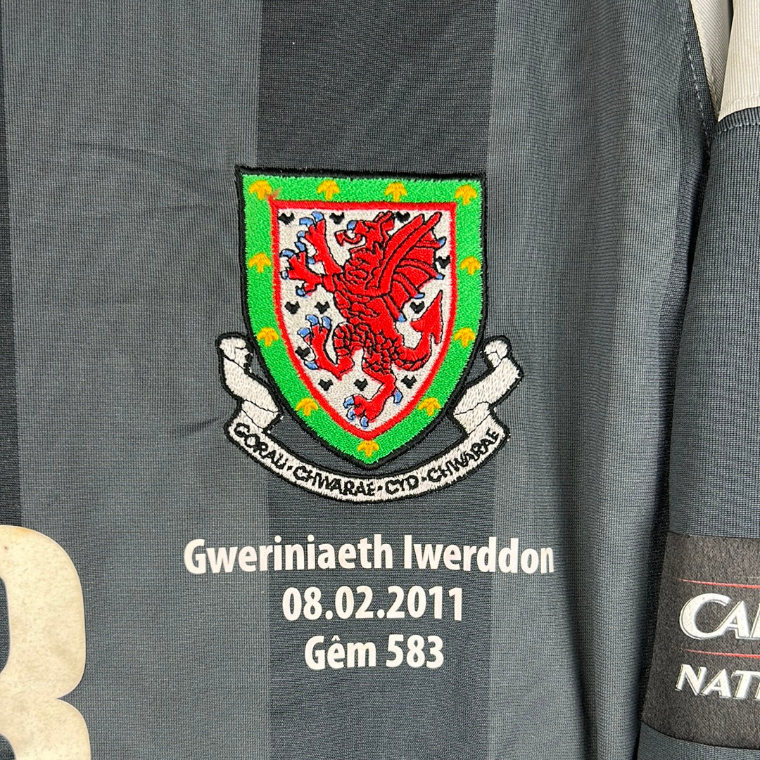 Wales 2011 Player Issue Goalkeeper Shirt v Ireland 8.2.11 - Brown 23