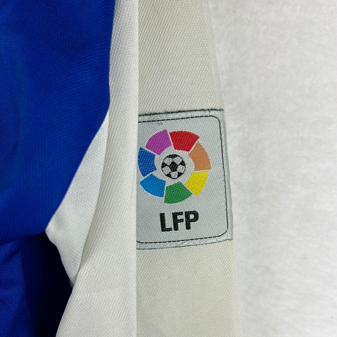 Alaves 2001-2002 Player Issue L/S Home Shirt - XXL - Coloccini 2