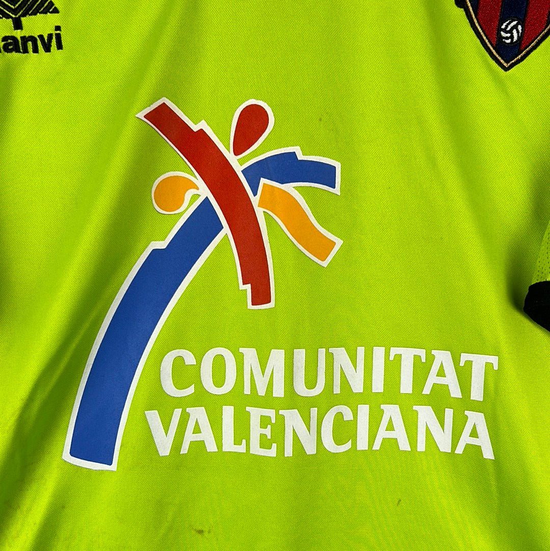 Levante 2007-2008 Match Worn Away Shirt - Medium - Juanma 22
