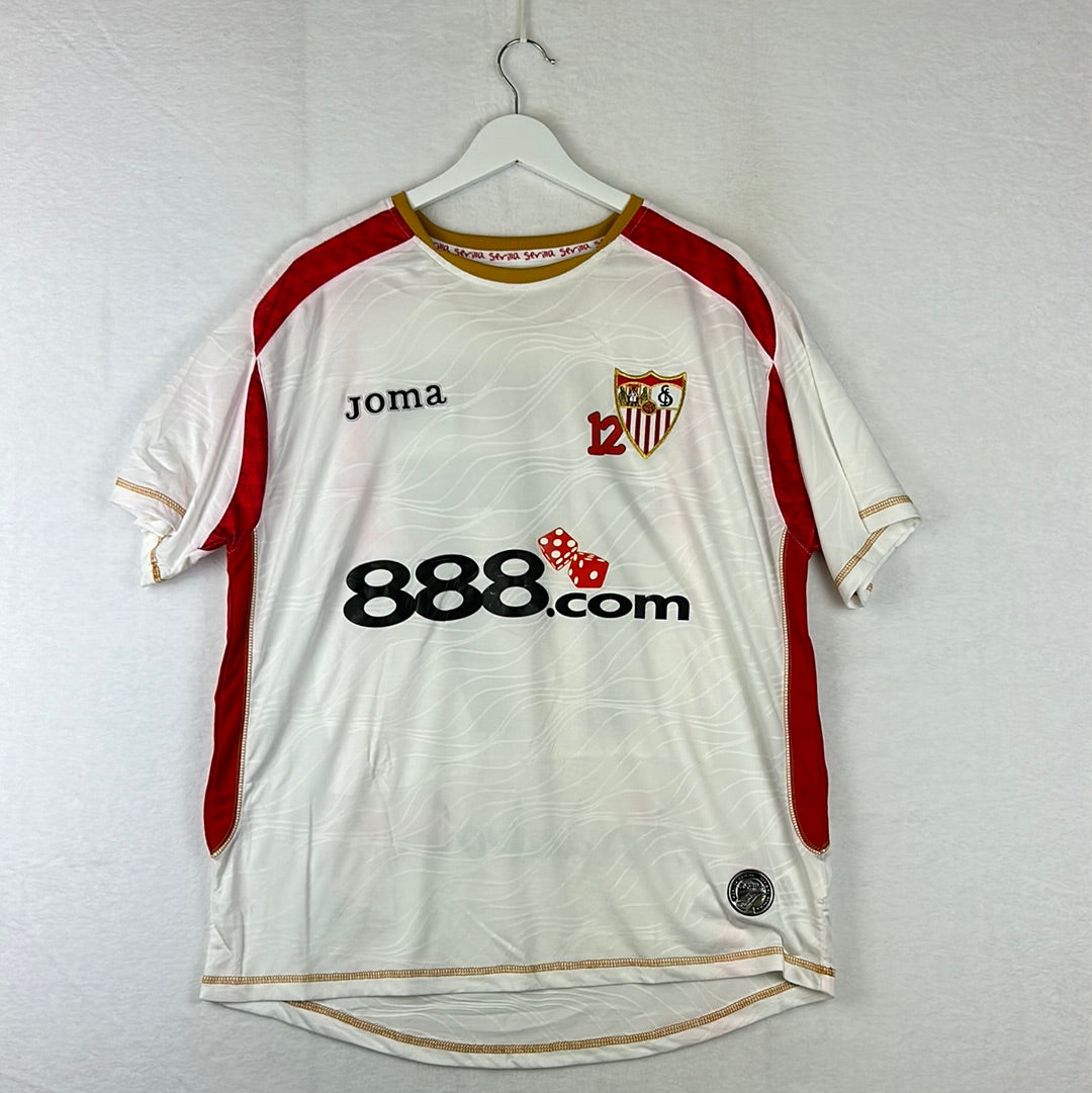 Sevilla 2008/2009 Player Issue Home Shirt - Capel 17