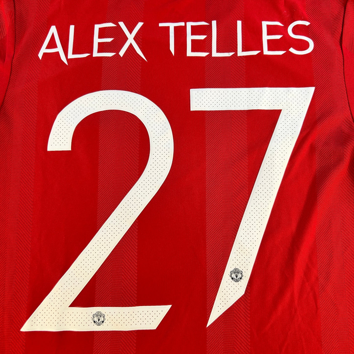 Manchester United 2021/2022 Player Issue Home Shirt - Alex Telles 27