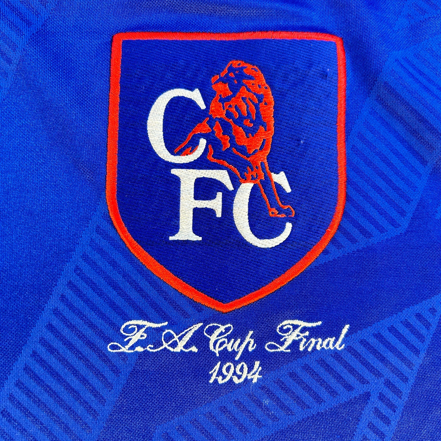 Chelsea 1993/1994 Home Shirt - FA Cup Final - Extra Large - Immaculate