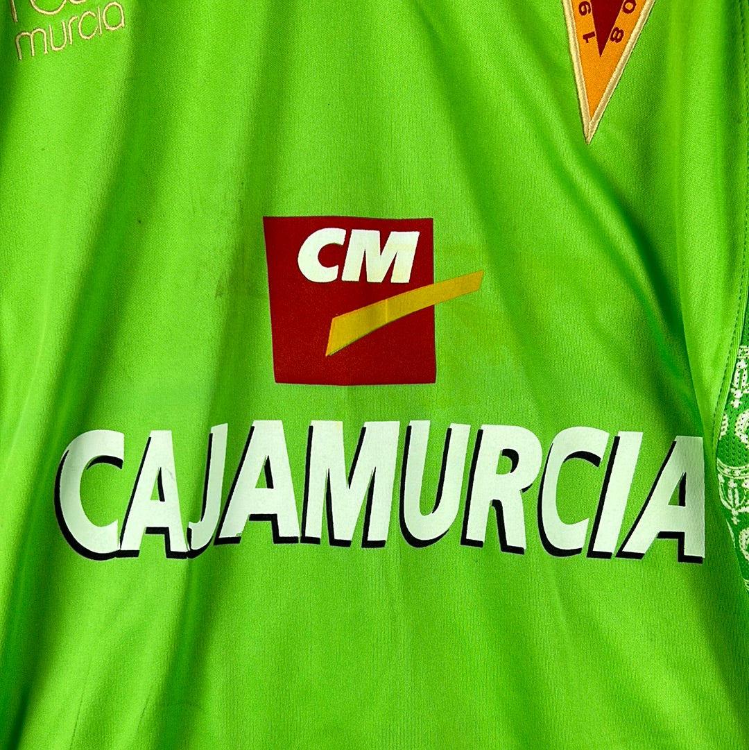 Real Murcia 2007-2008 Match Worn Away Shirt - Large - Inigo 22