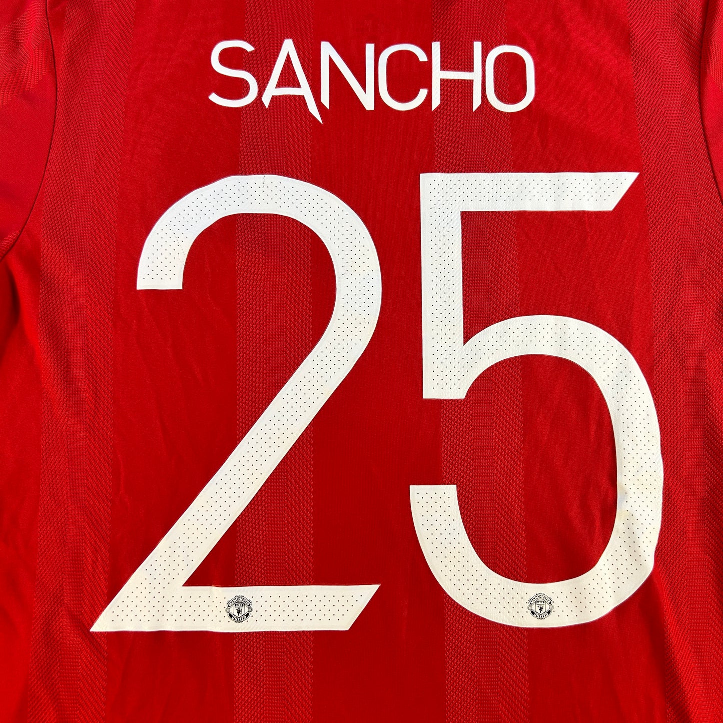 Manchester United 2021/2022 Player Issue Home Shirt - Sancho 25