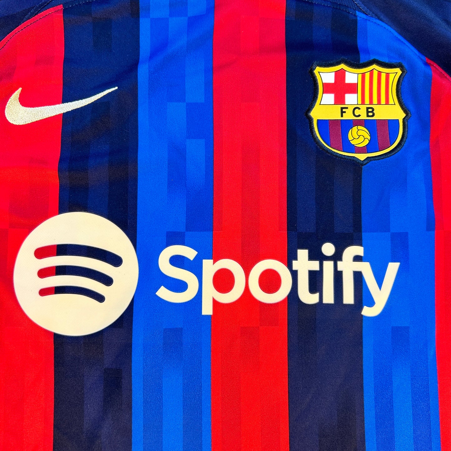Barcelona 2022 2023 Home Shirt - Medium Adult - Mint