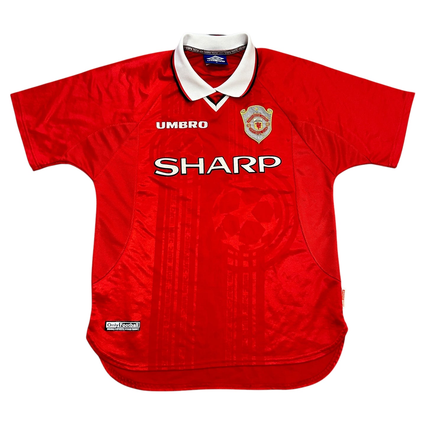 Manchester United 1999 European Home Shirt - Medium - Authentic
