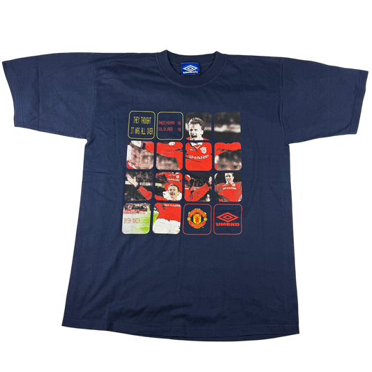 Vintage Manchester United Champions League 1999 Winners T-Shirt