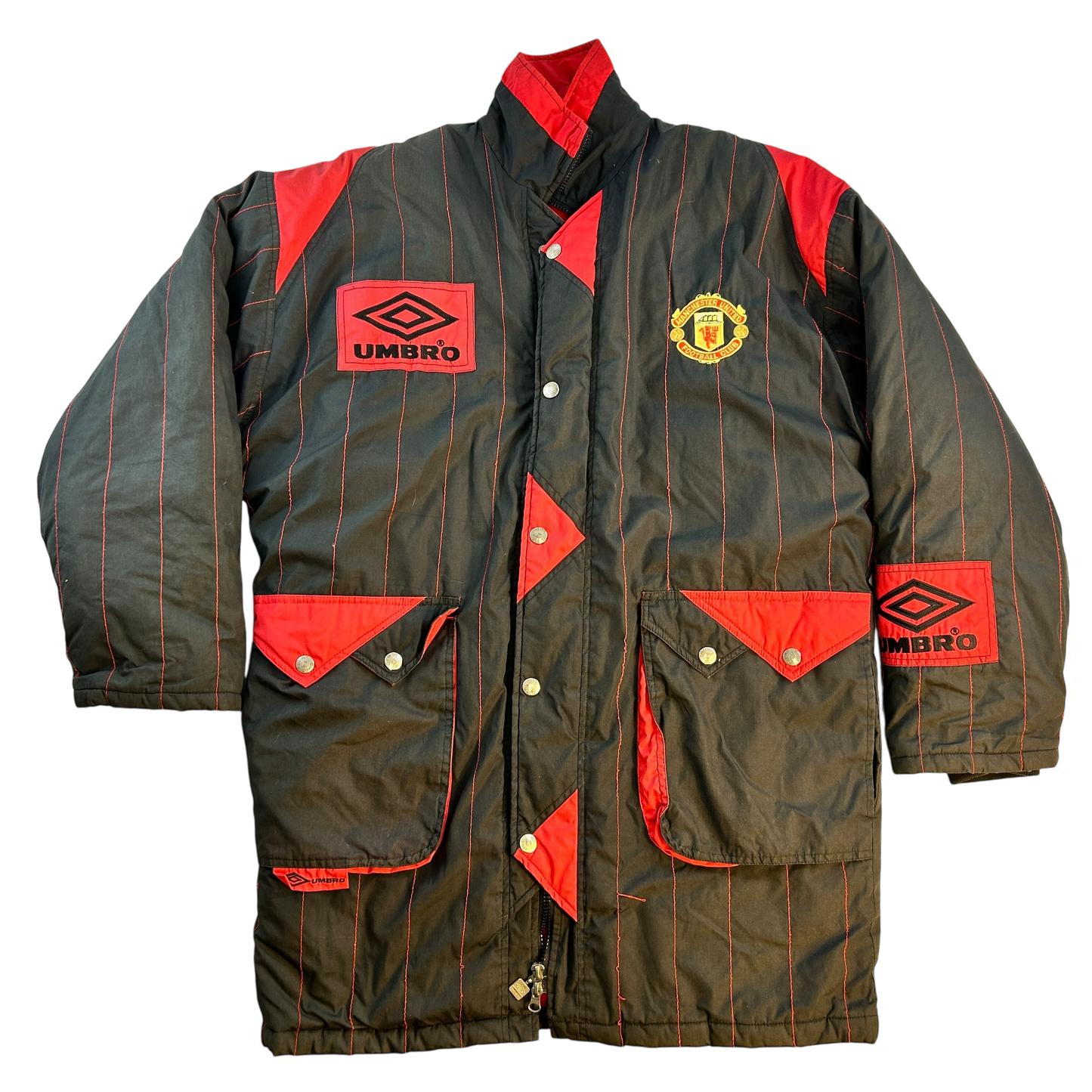 Manchester United 1994/1995 Padded Coat - Vintage Umbro Jacket