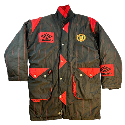 Manchester United 1994/1995 Padded Coat - Vintage Umbro Jacket