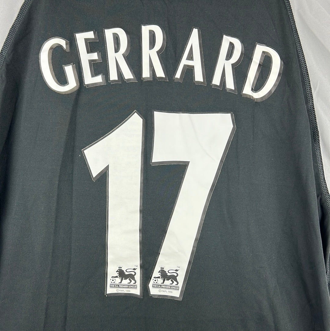 Liverpool 2002 2003 Away Shirt - Large- Excellent Condition - Gerrard 8