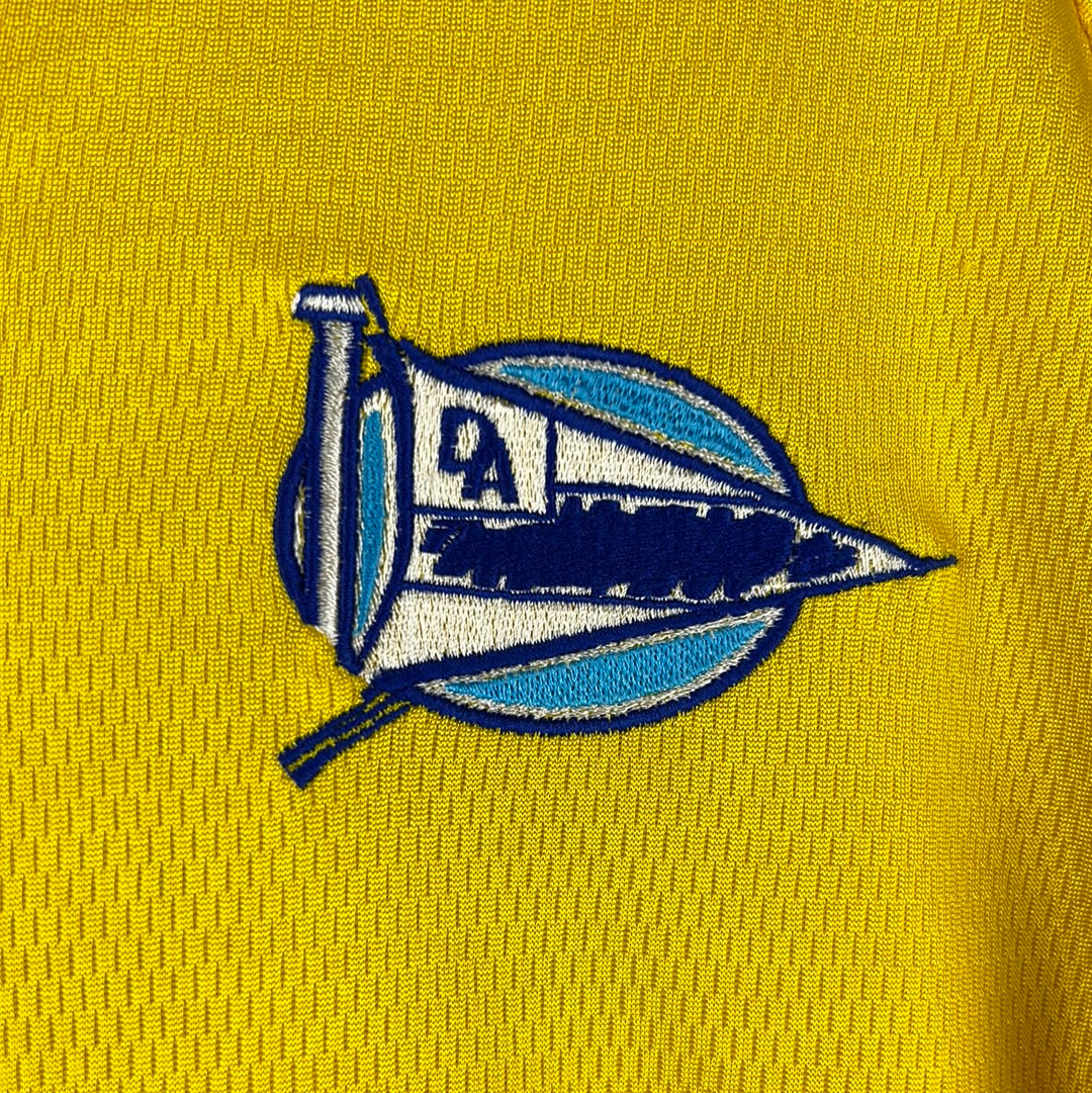 Alaves 2002-2003 Player Issue Away Shirt - Extra Large - Oscar Tellez 6