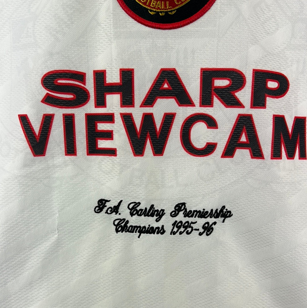 Manchester United 1996-1997 Away Shirt - Medium - Champions Embroidery