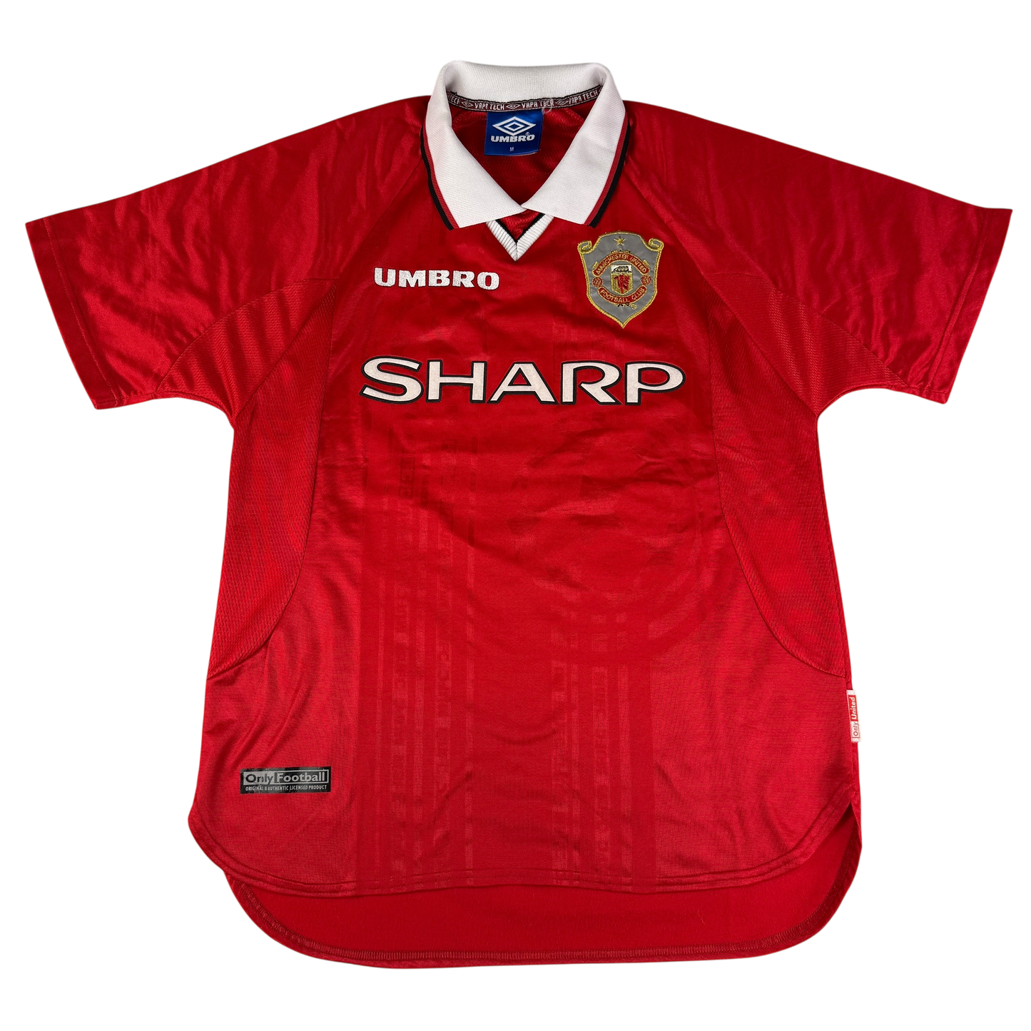 Manchester United 1999 European Home Shirt - Medium - Authentic