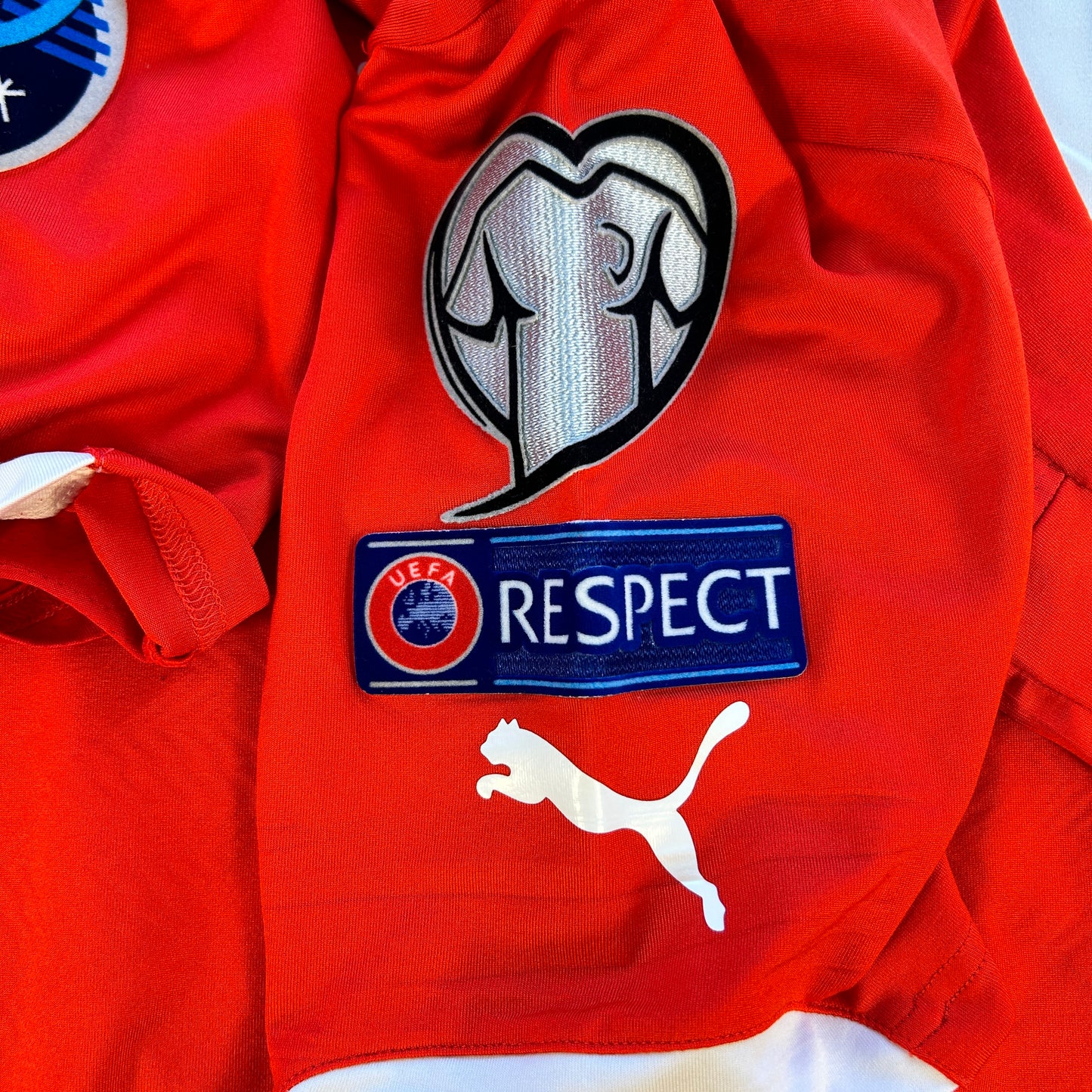Switzerland 2008 Match Worn/ Issued Home Shirt - Mehmedi 18