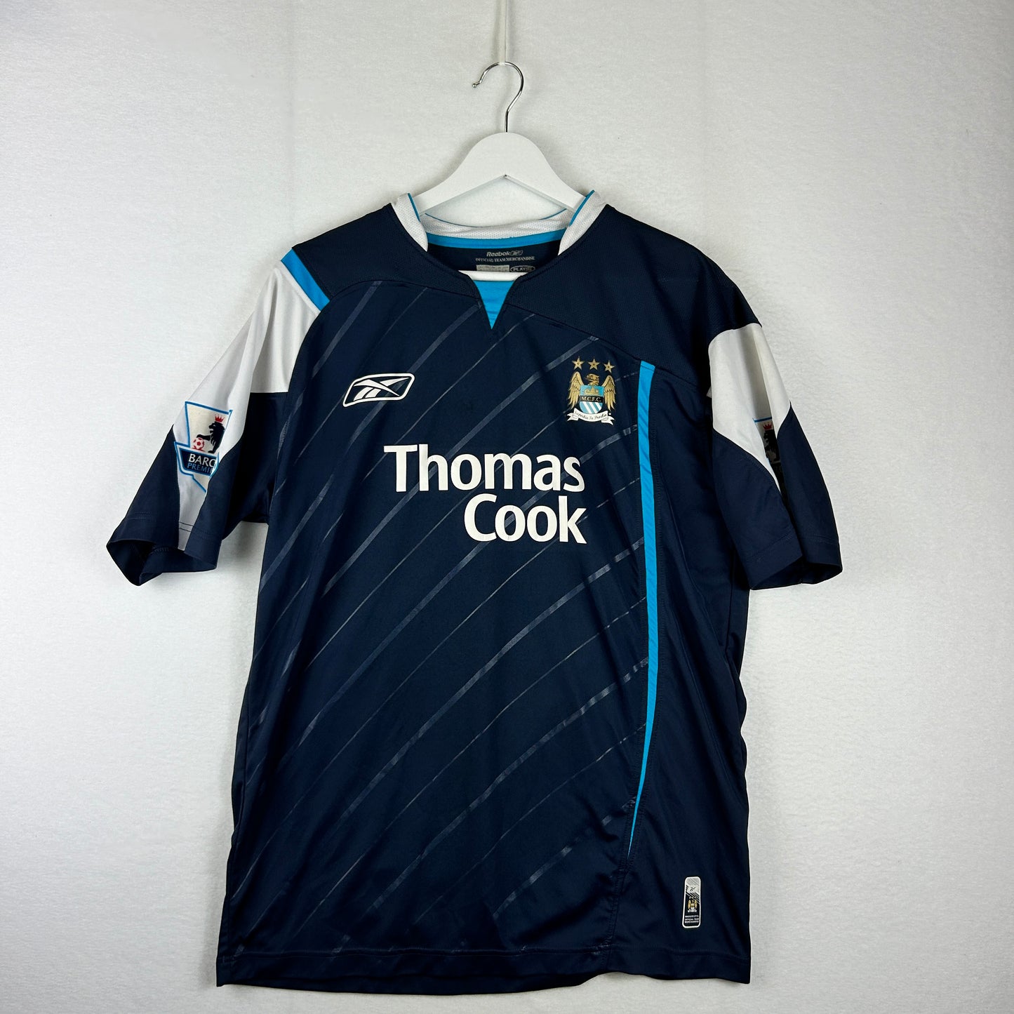 Manchester City 2005-2006 Player Issue Away Shirt - Thatcher 3 - Signed