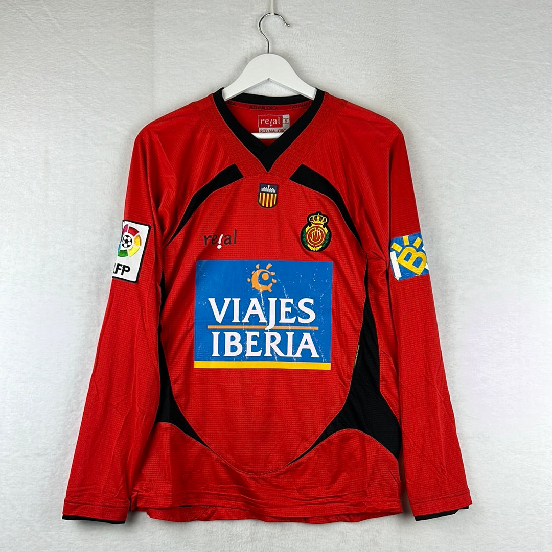 Real Mallorca 2007-2008 Player Issue Home Shirt - Small - Ibagaza 10