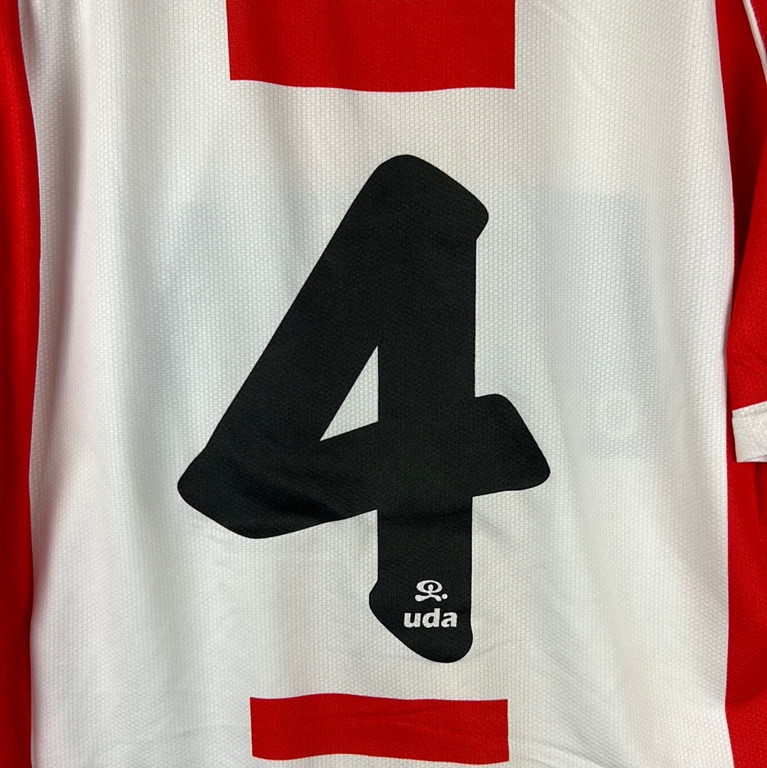 U. D. Almeria 2007-2008 Player Issue Home Shirt - Medium - Felipe Melo 4