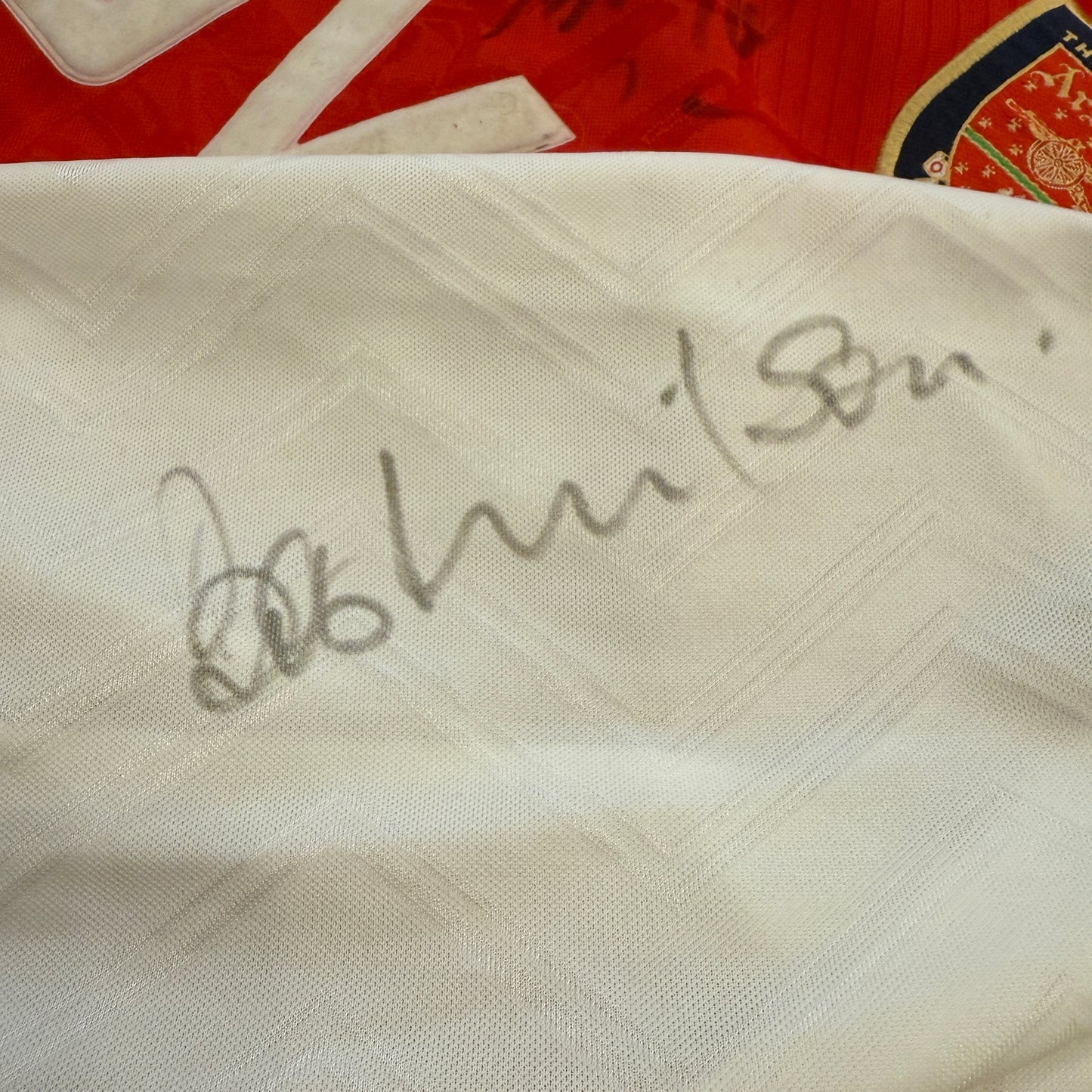 Arsenal 1994/1995 Home Shirt - Long Sleeve - Squad Signed