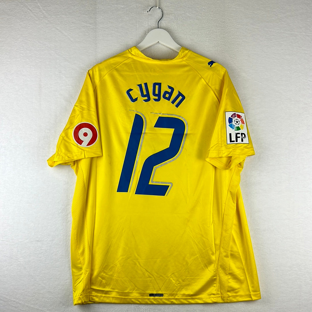 Villarreal 2007/2008 Player IssueHome Shirt - Cygan 12