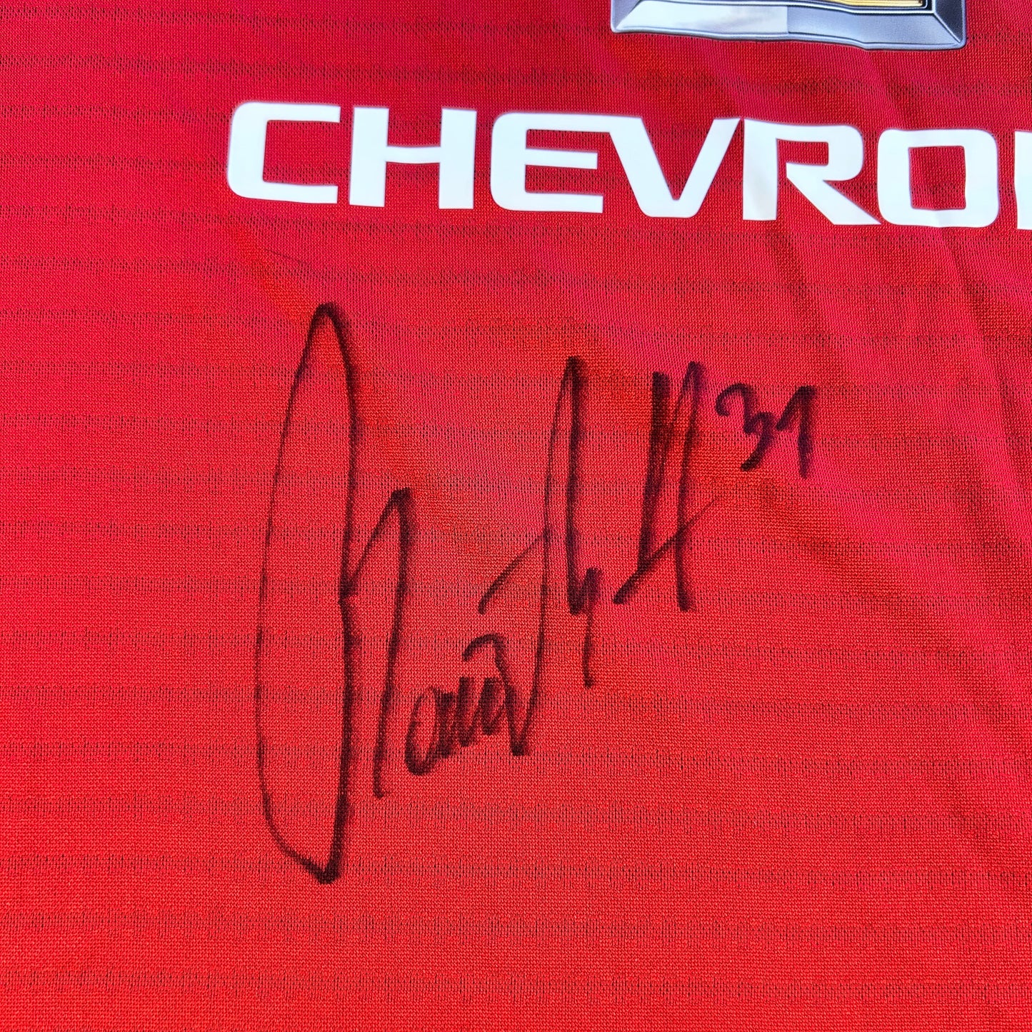 Manchester United 2018/2019 Home Shirt - Matic Signed - MUFC Hologram