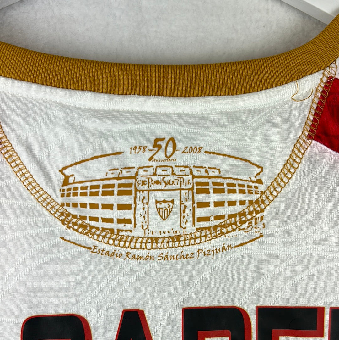 Sevilla 2008/2009 Player Issue Home Shirt - Capel 17