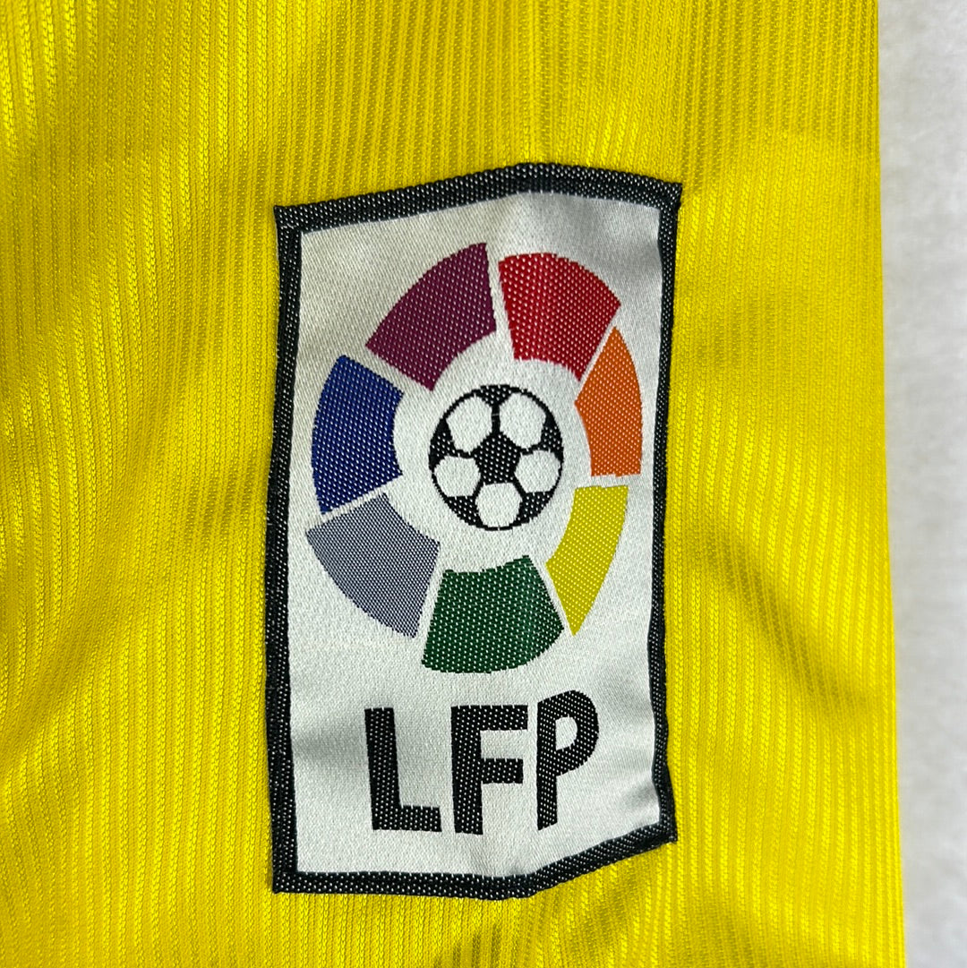 Villarreal 2000-2001 Player Issue Home Shirt - Large - Cagna 10