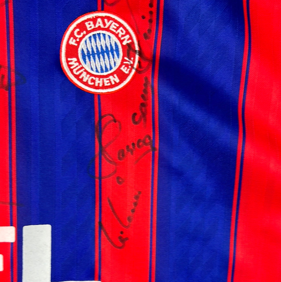 Bayern Munich 1995-1997 Player Issue Home Shirt *Signed - XL - Very Good Condition