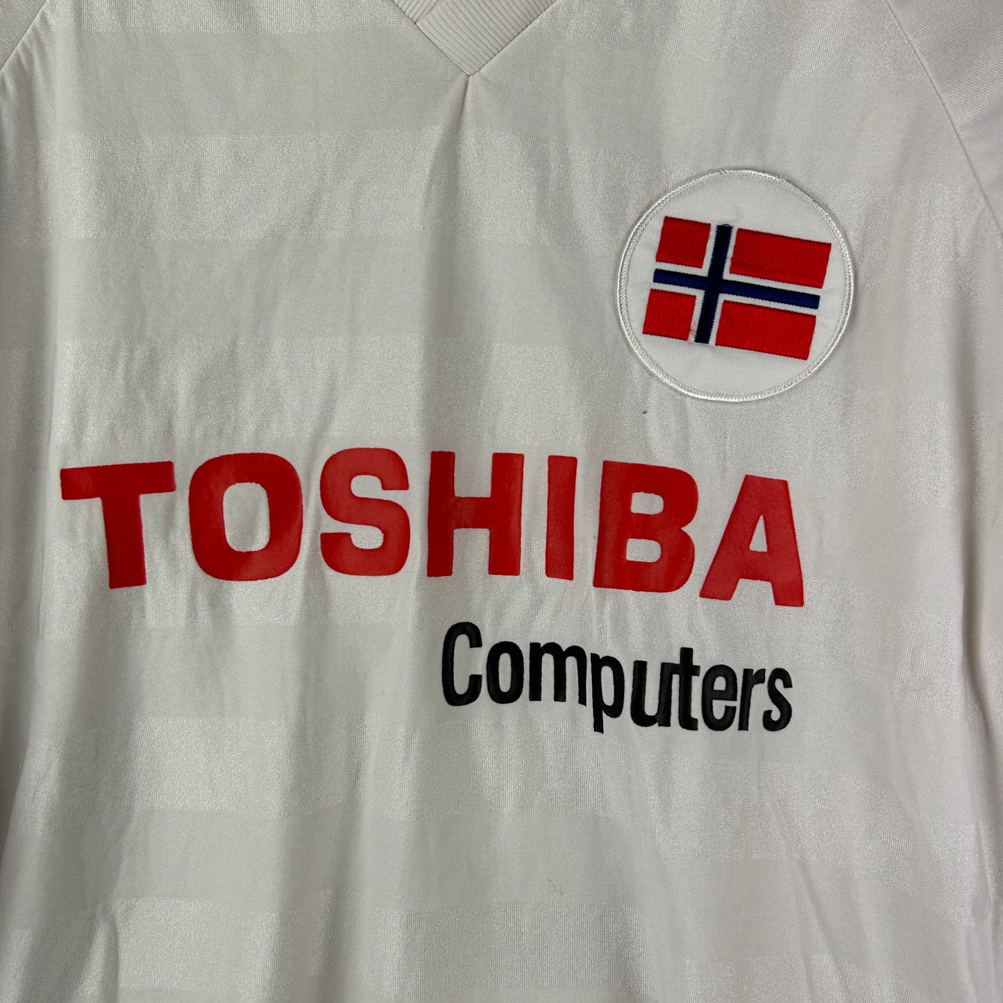 Norway 1987 Match Worn Away Shirt - No 3
