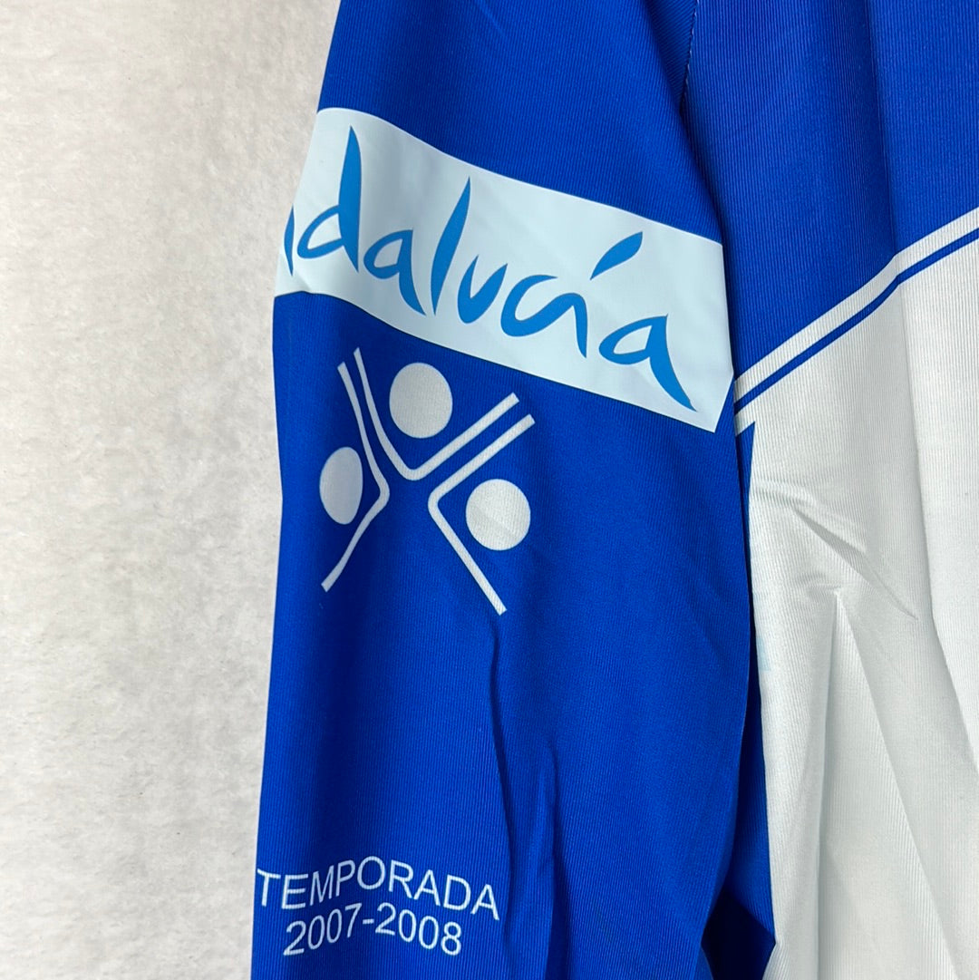 Recreativo de Huelva 2007-2008 Match Worn Home Shirt - Large - Rosu 11