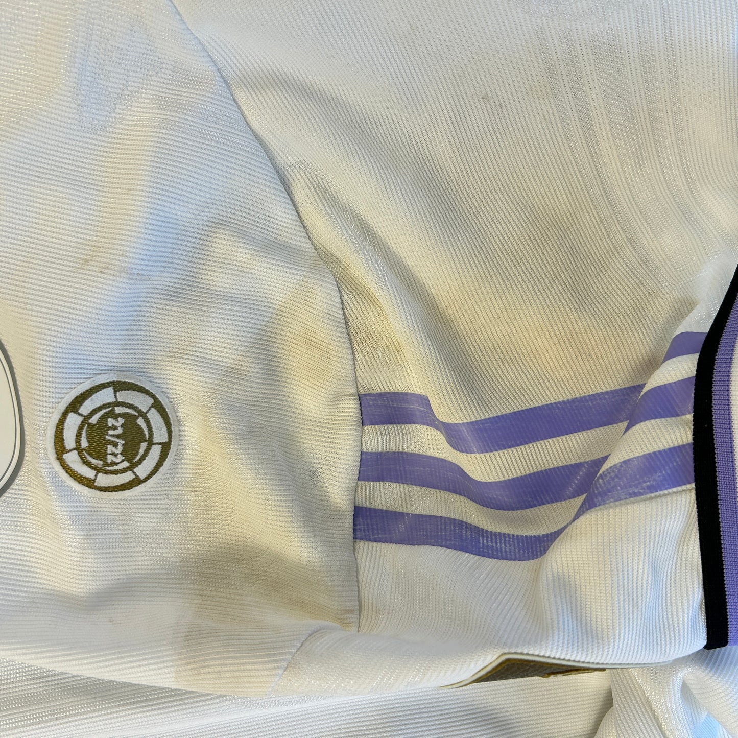 Real Madrid 2022/2023 Match Worn Home Shirt - Camavinga - Photo Matched