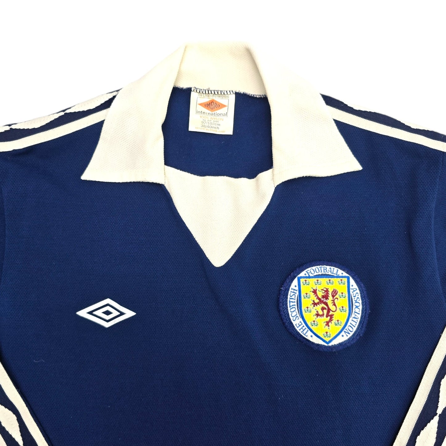 1976/79 Scotland Home Football Shirt (M) Umbro
