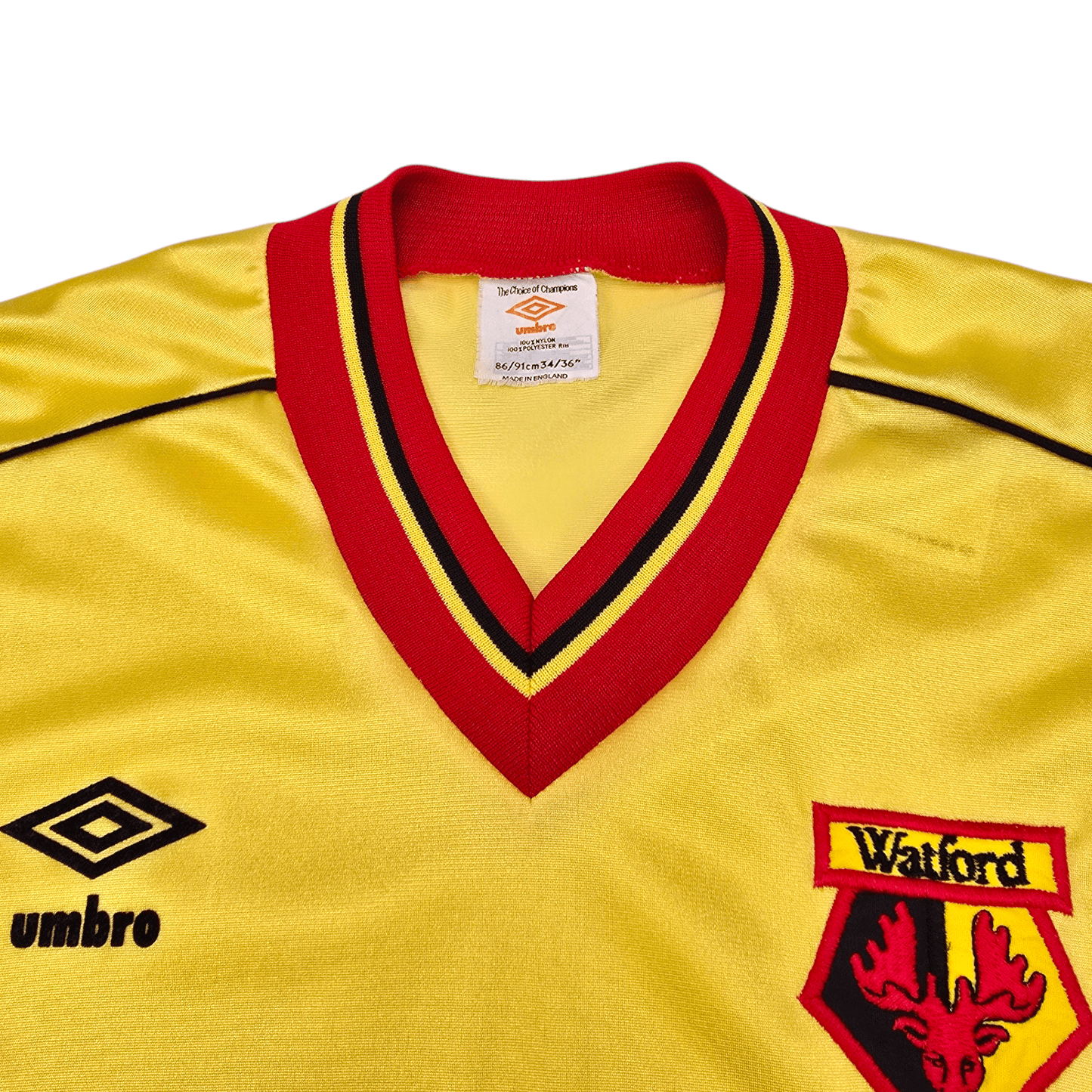 1982/85 Watford Home Football Shirt (S) Umbro