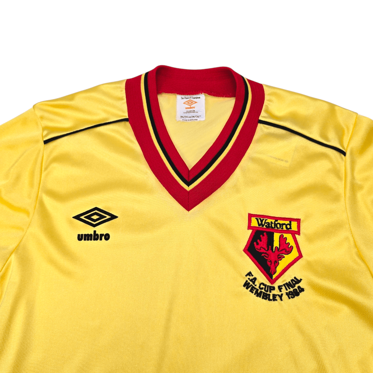 1982/85 Watford Home Football Shirt (S) Umbro
