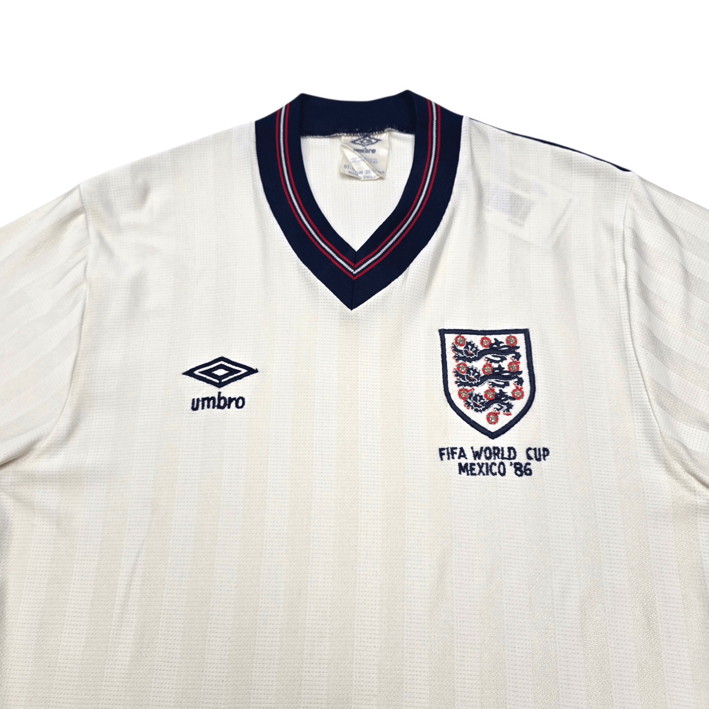 1984/87 England Home Football Shirt (M) Umbro | FIFA World Cup 1986
