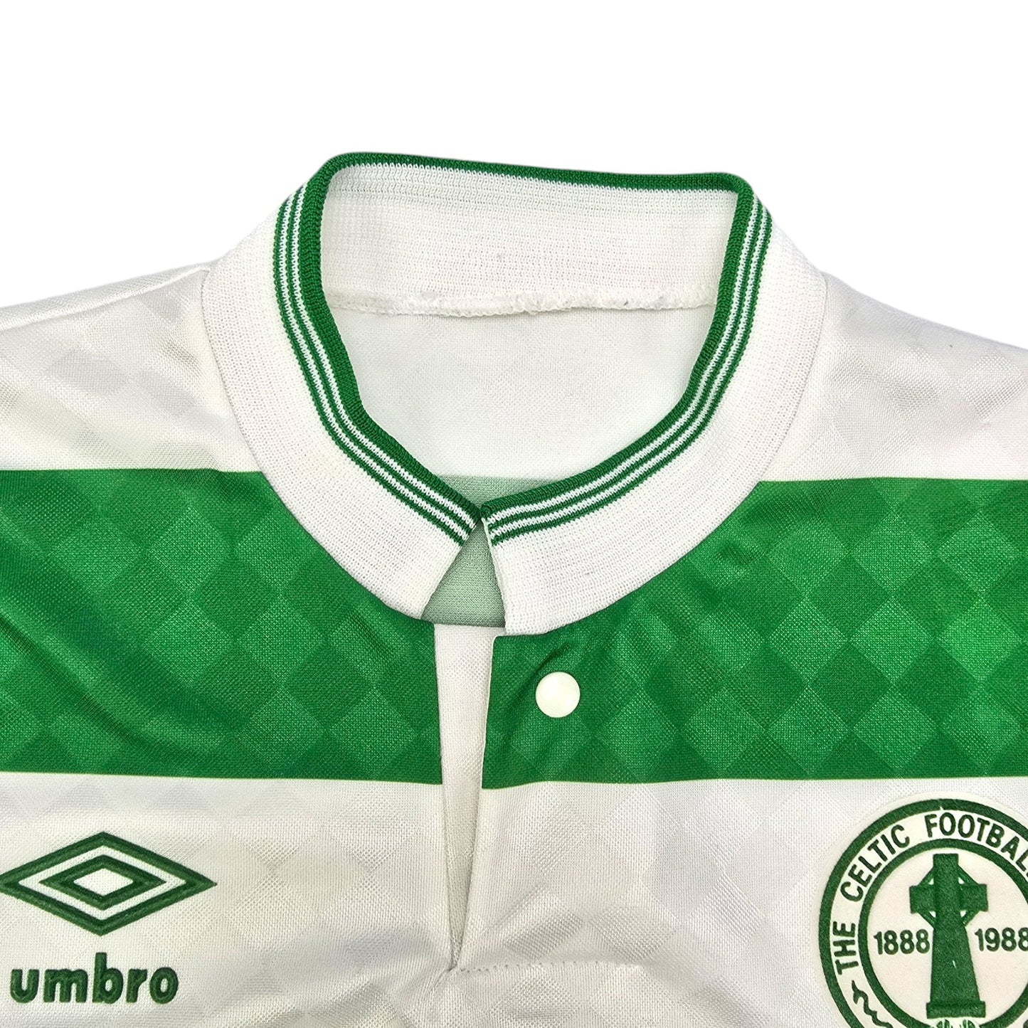 1987/89 Celtic Home Football Shirt (M) Umbro (Centenary)