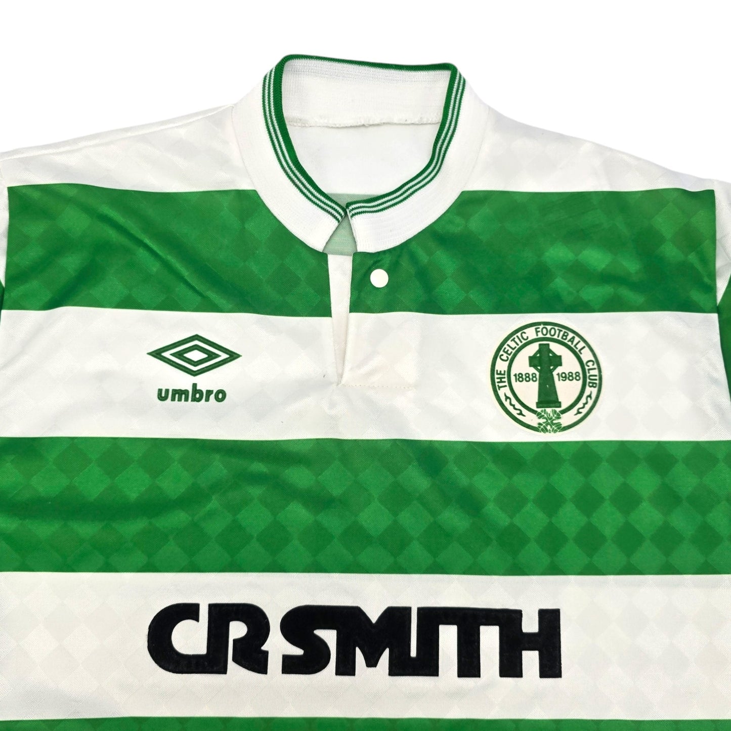 1987/89 Celtic Home Football Shirt (M) Umbro (Centenary)