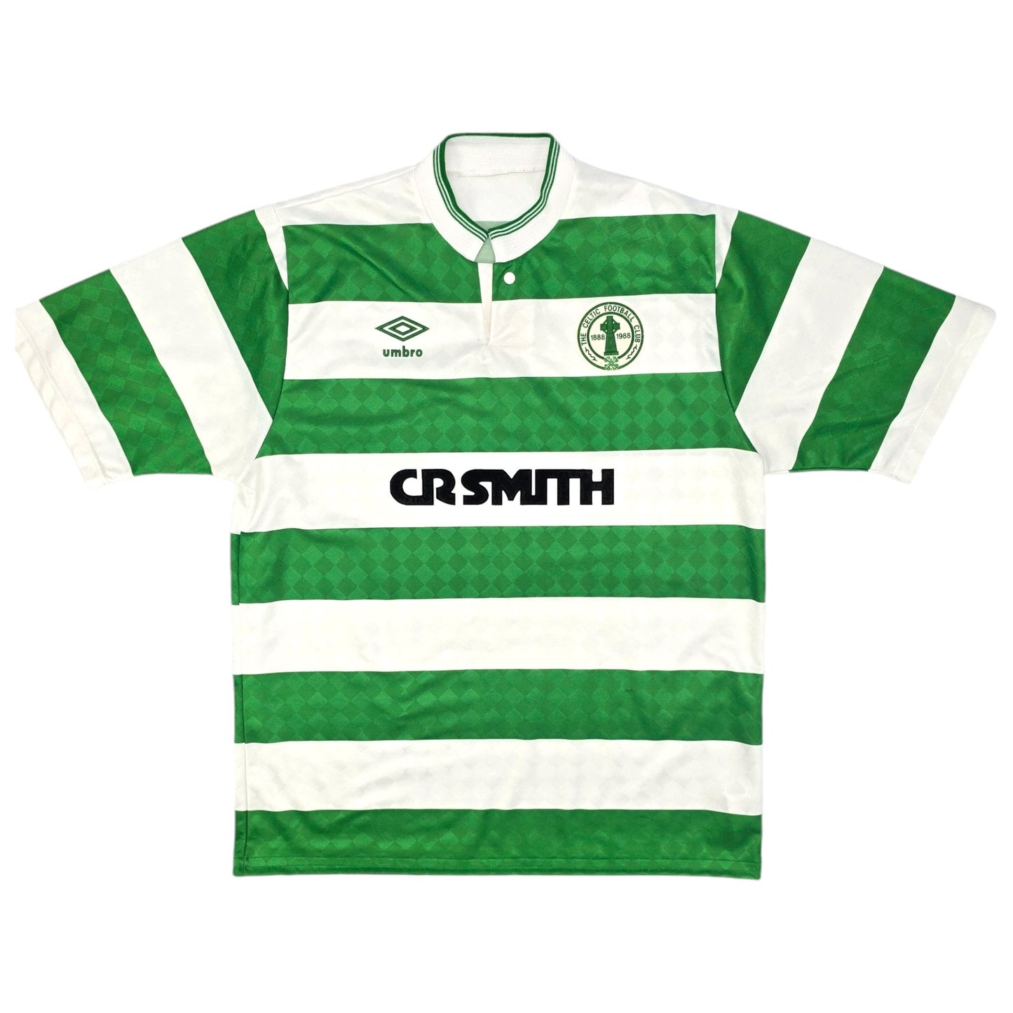 1987/89 Celtic Home Football Shirt (M) Umbro (Centenary)