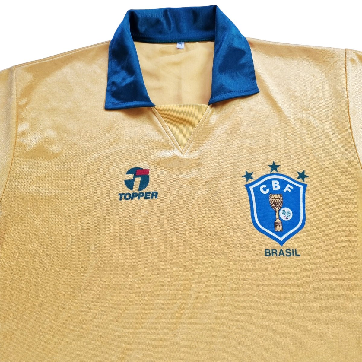 1988/91 Brazil Home Football Shirt (L) Topper