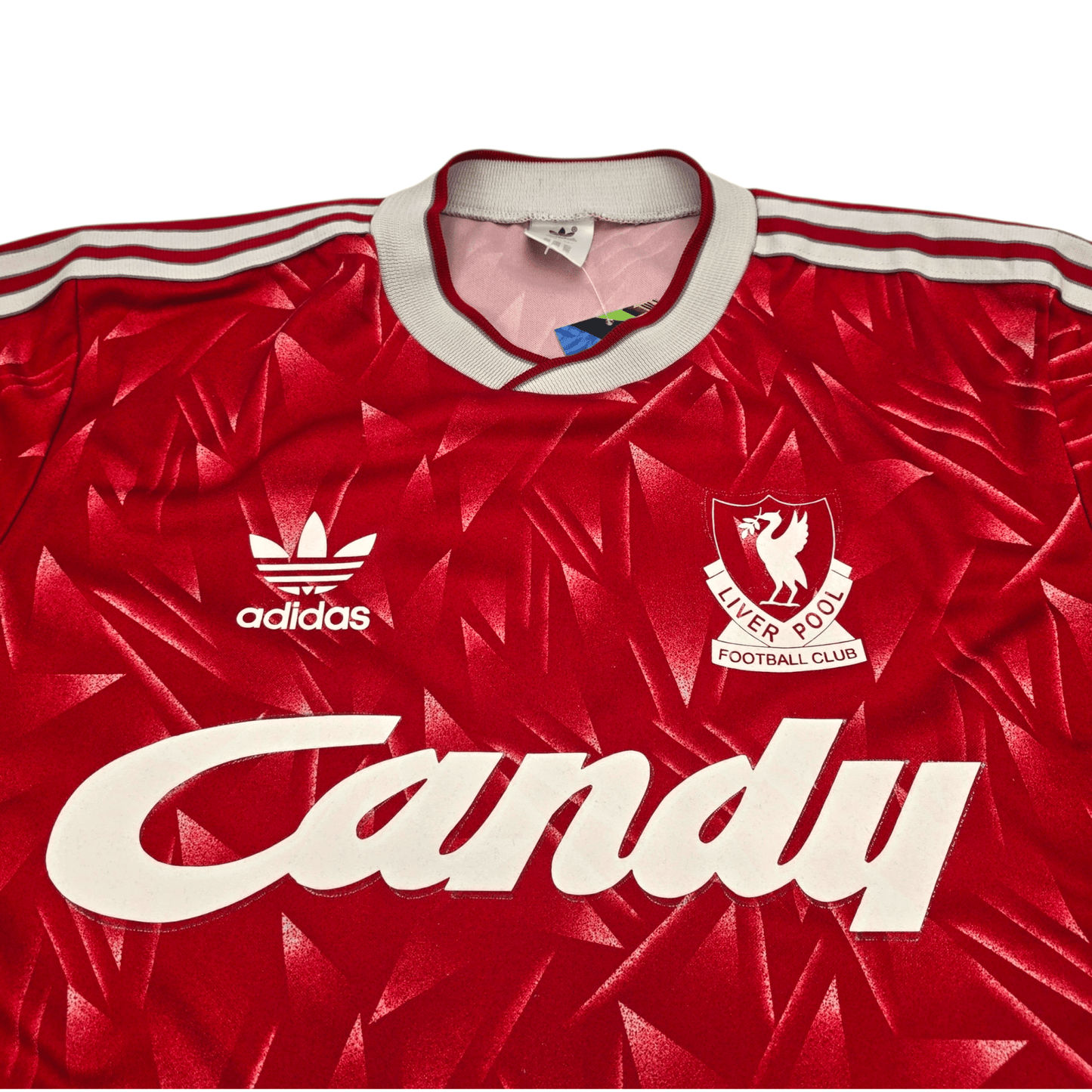 1989/91 Liverpool Home Football Shirt (L) Adidas