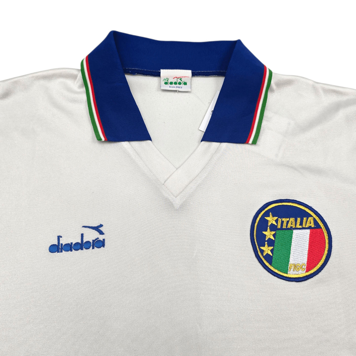 1990/91 Italy Away Football Shirt (L) Diadora (Upgraded Template)