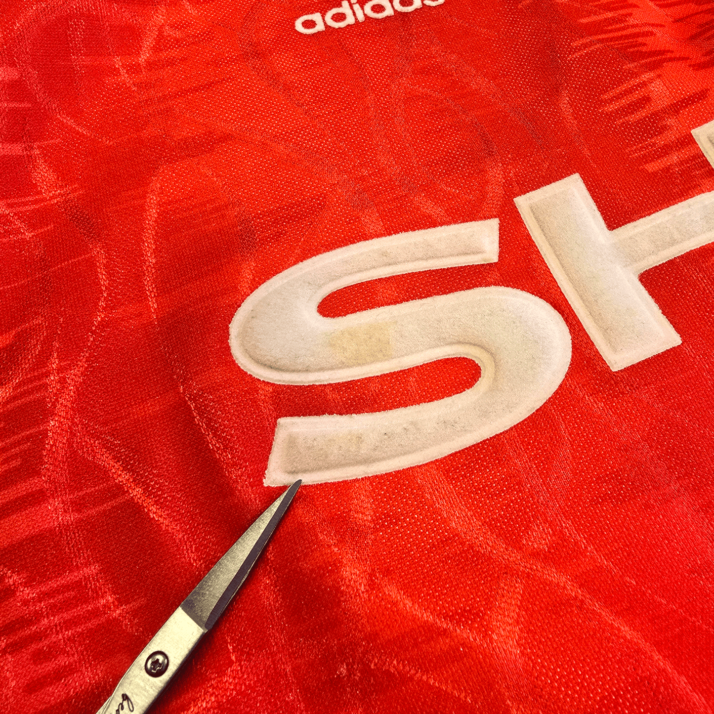 1990/92 Manchester United Home Football Shirt (L) Adidas