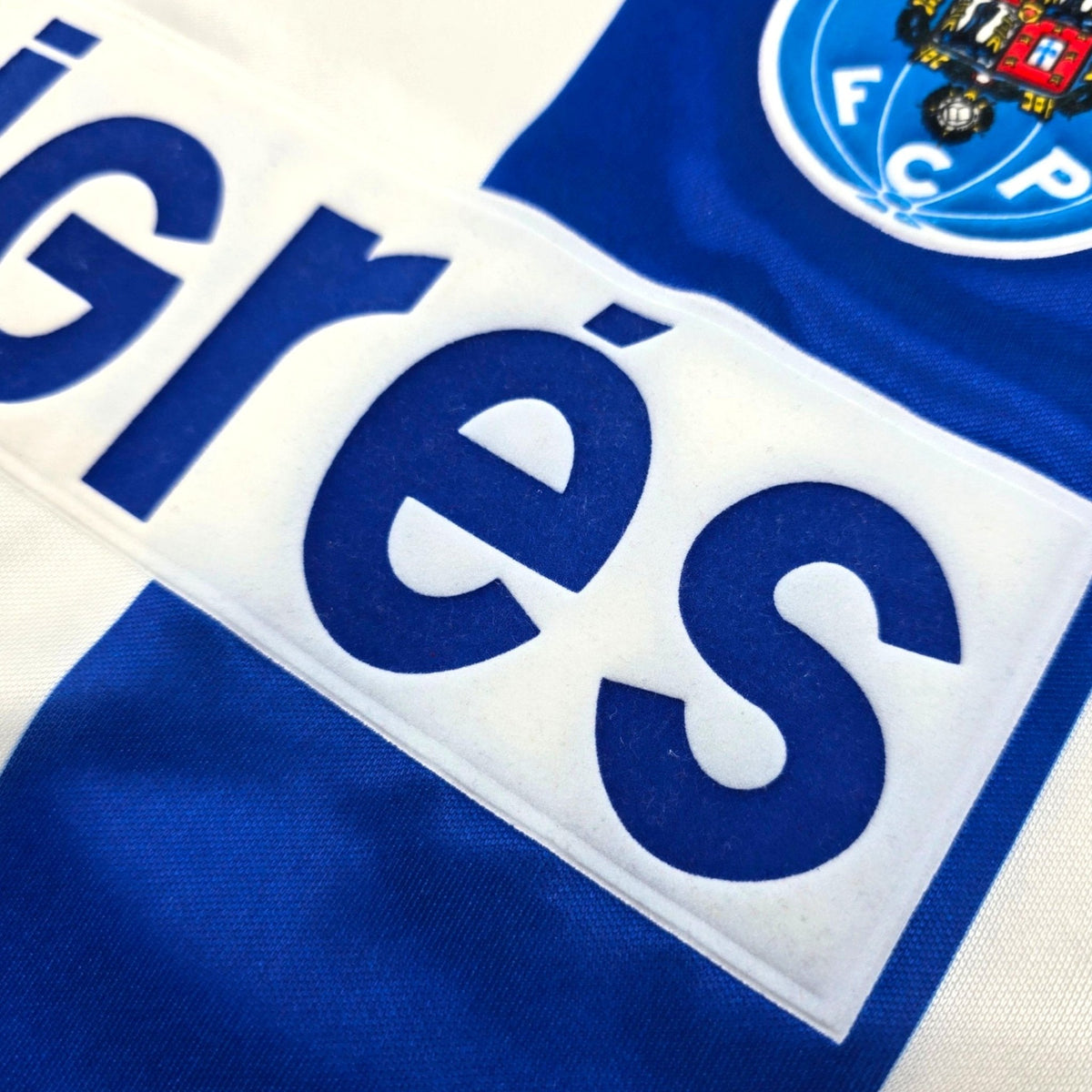 1990/92 Porto Home Football Shirt (M) Adidas