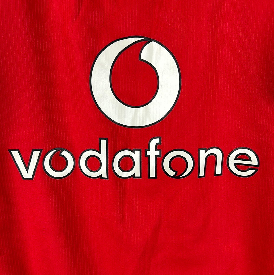 Manchester United 2004-2005 Home Shirt - Long Sleeve - Extra Large